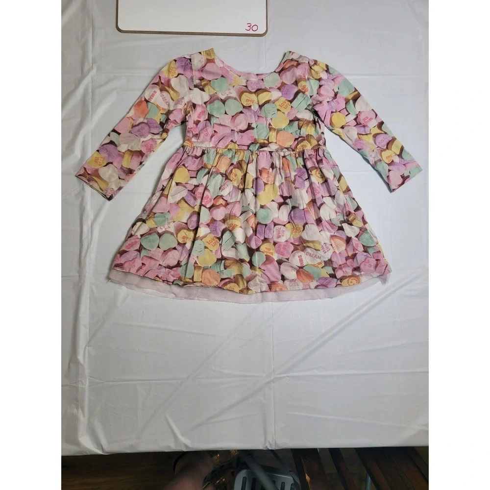 Girls dress, Children's Place, candy heart, Valentine's Day,‎ Size 4T